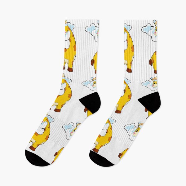 Aperçu de l'œuvre Giraffe Clouds créée et vendue par Snabdesign84.