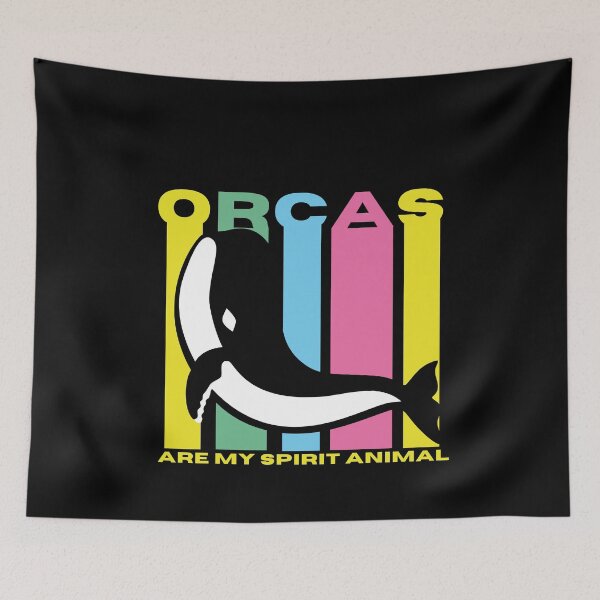 Item preview, Orcas Are My Spirit Animal designed and sold by CandyDroidMerch.