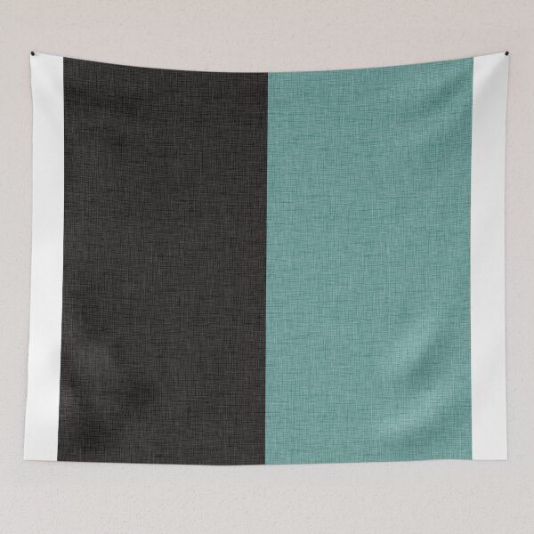 Item preview, Black Aqua Split Faux Linen designed and sold by KaitlinPeppers.