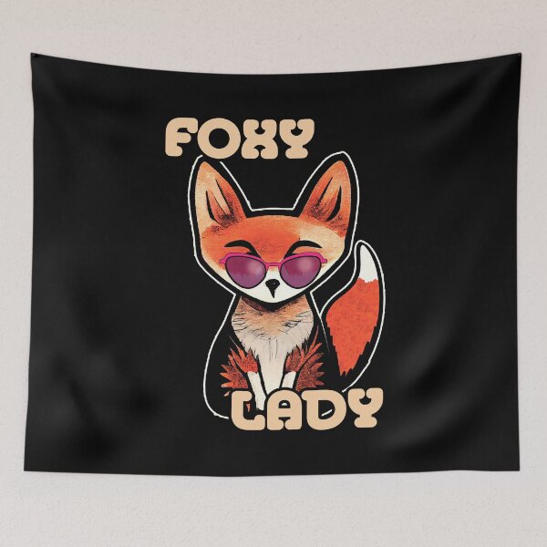 Item preview, Cute Fox Graphic | Foxy Lady designed and sold by TMBTM.