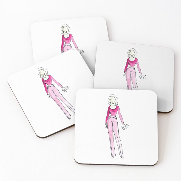 Item preview, Pink Satin Slacks designed and sold by Praline Creative.
