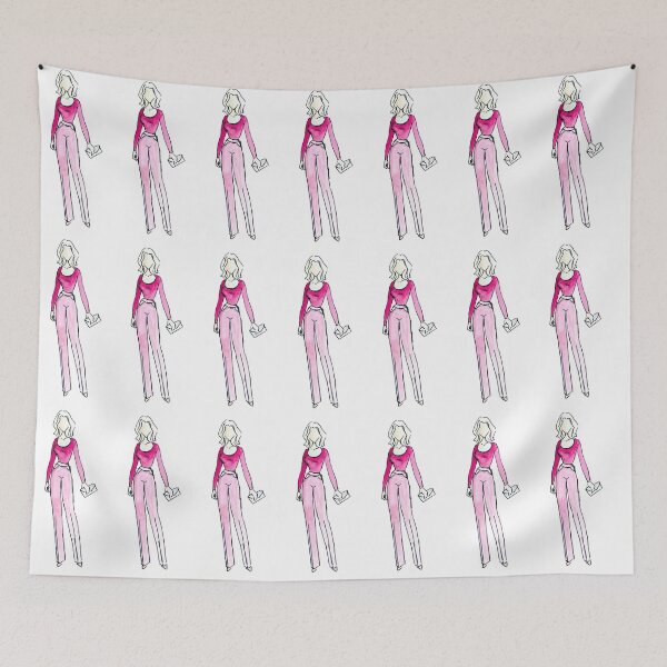 Item preview, Pink Satin Slacks designed and sold by Praline Creative.