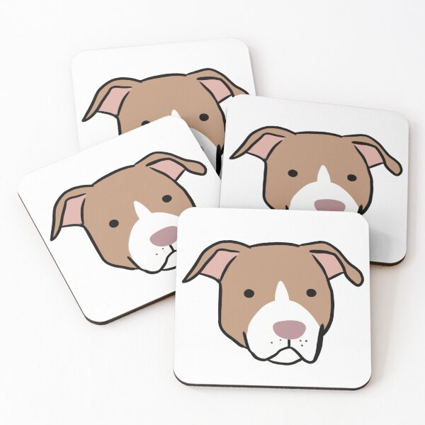 Item preview, American pit bull terrier cute illustration  designed and sold by Yarafantasyart.