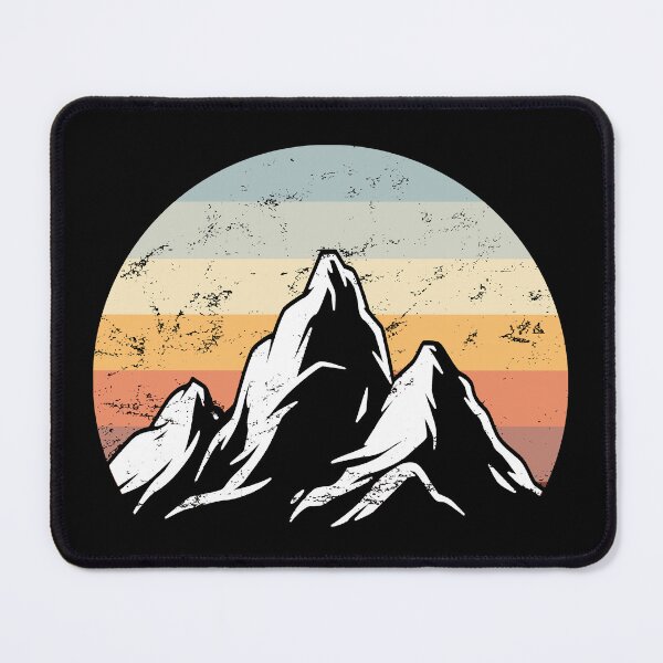 Item preview, Mountains Retro Sunset Hiking Climbing Mtb designed and sold by StrongShirts.