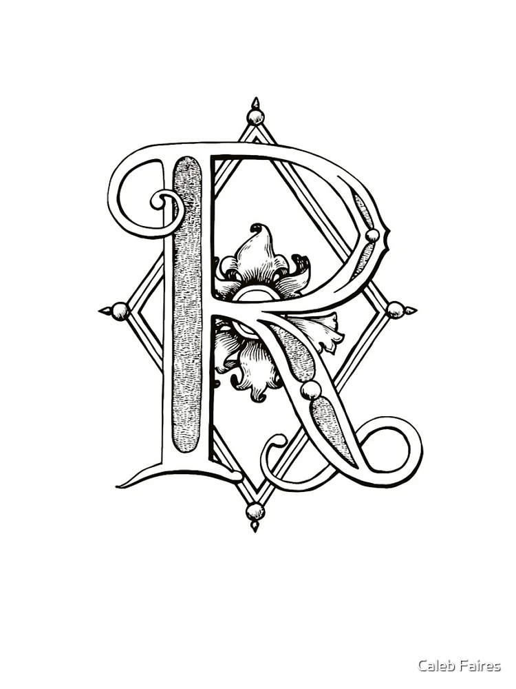 Thumbnail 4 of 4, iPhone Case, Monogram R designed and sold by Caleb Faires.