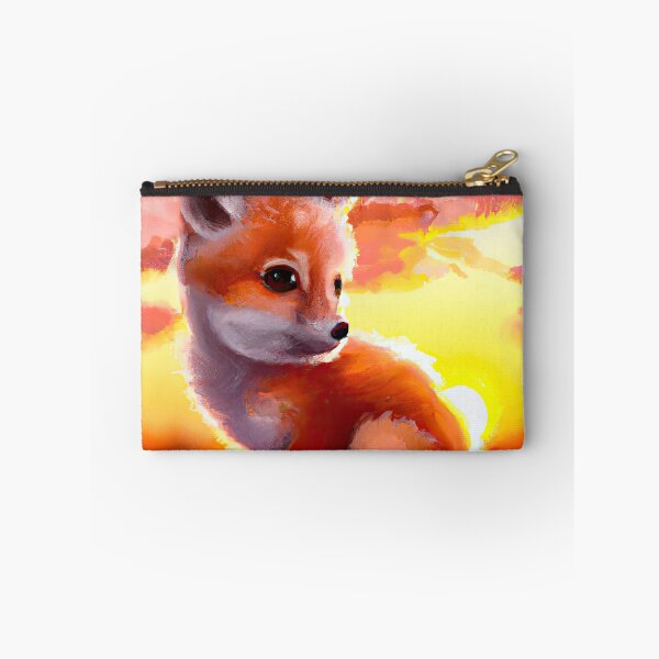 Item preview, Cute Fox Cub And A Sunset designed and sold by phillipbooth.
