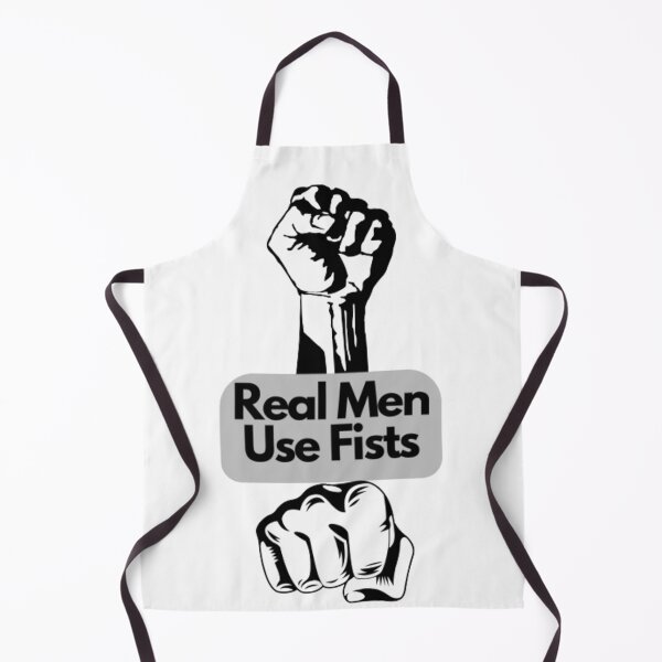 Item preview, Real Men Use Fists designed and sold by Exacto.