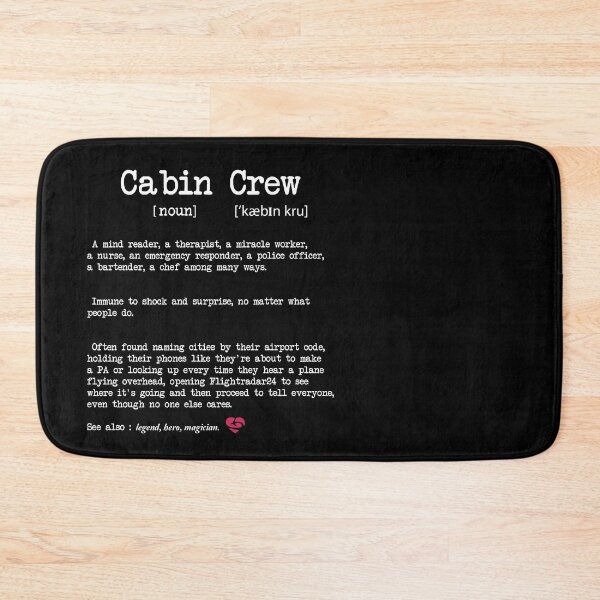 Item preview, Cabin Crew Definition - Funny Flight Attendant - Aviation Lover designed and sold by Ikaroots.