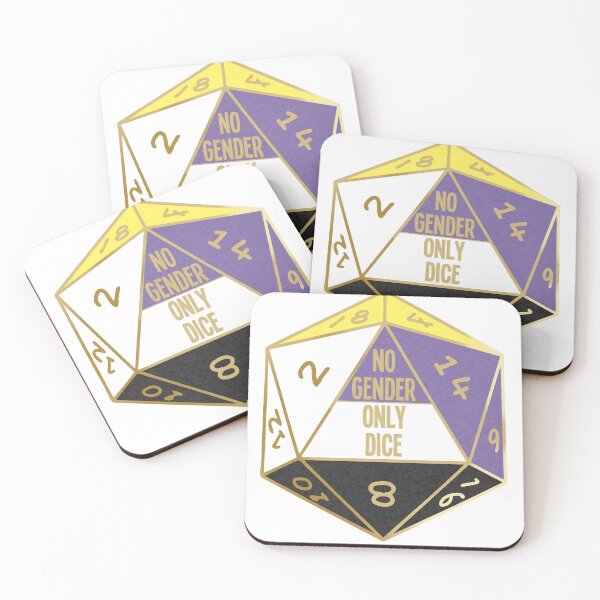 Item preview, No Gender Only Dice designed and sold by lapinlune.