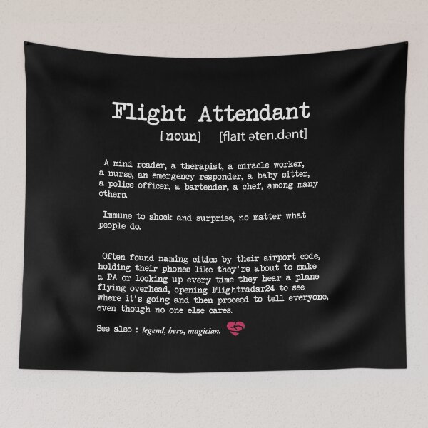 Item preview, Flight Attendant Definition - Funny Cabin Crew - Aviation Lover designed and sold by Ikaroots.
