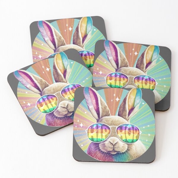 Item preview, Groovy easter rabbit designed and sold by emelinepons.