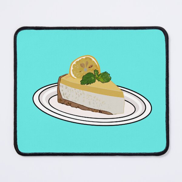 Item preview, Lemon cheesecake cartoon illustration designed and sold by Misscartoon.
