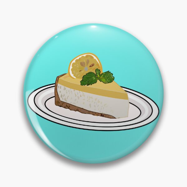 Item preview, Lemon cheesecake cartoon illustration designed and sold by Misscartoon.