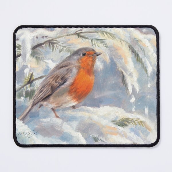Item preview, Robin in the snow ~Winter  designed and sold by marjoleinkruijt.