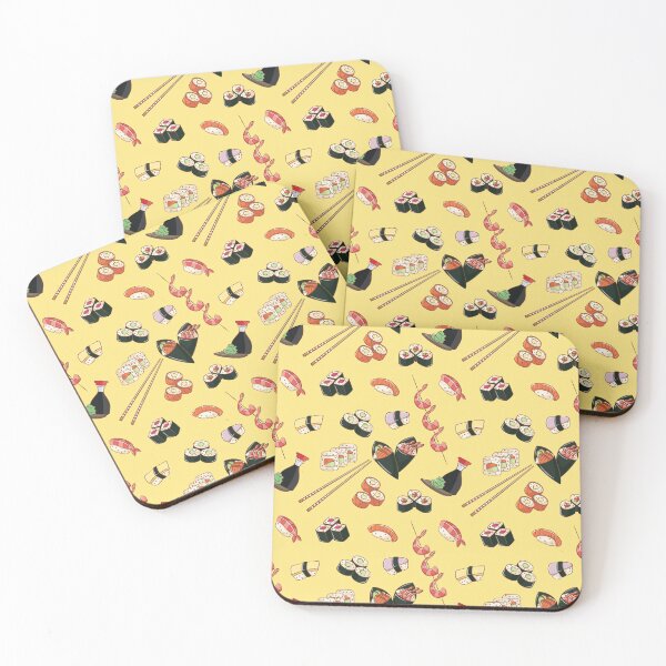 Item preview, Sushi on Yellow Daikon designed and sold by Pink Pineapple Works.