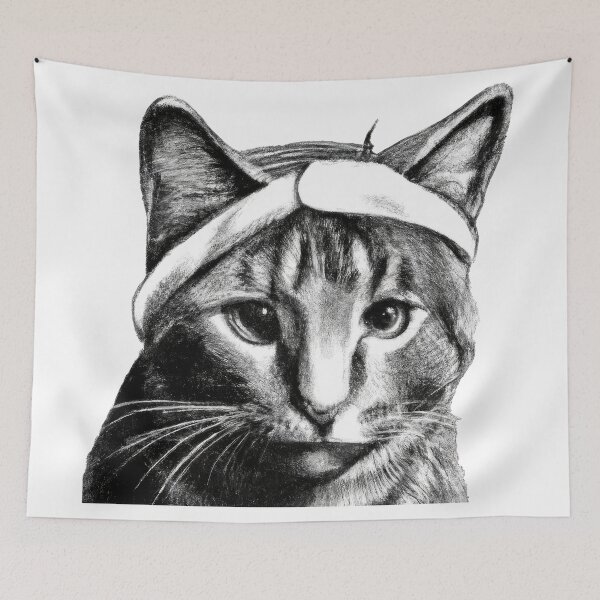 Item preview, Sports Cat Wearing a Headband designed and sold by phillipbooth.