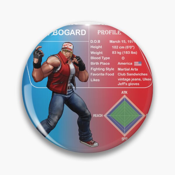 Item preview, Terry Bogard | King Of Fighters | KOF Sticker  designed and sold by Zas9.