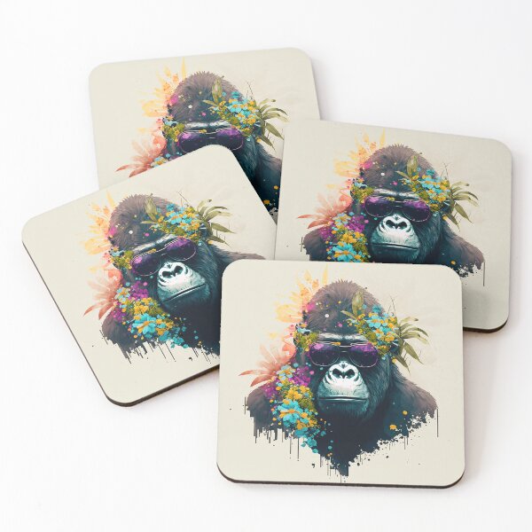 Item preview, Super cool gorilla in sunglasses  designed and sold by Maryberry96.