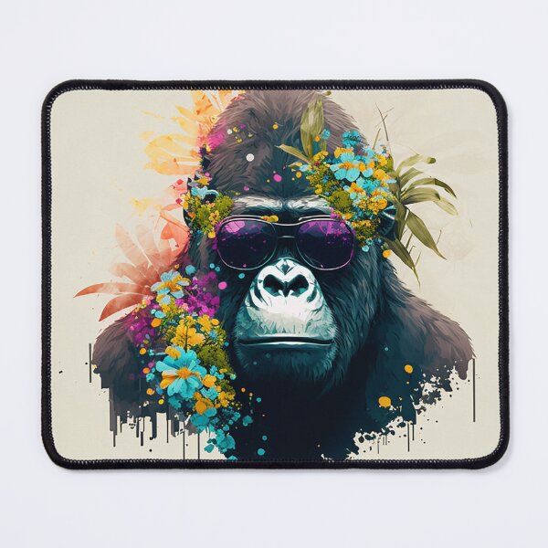 Item preview, Super cool gorilla in sunglasses designed and sold by Maryberry96.