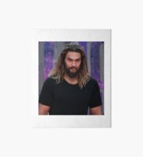Jason Momoa Not Shirtless Art Board