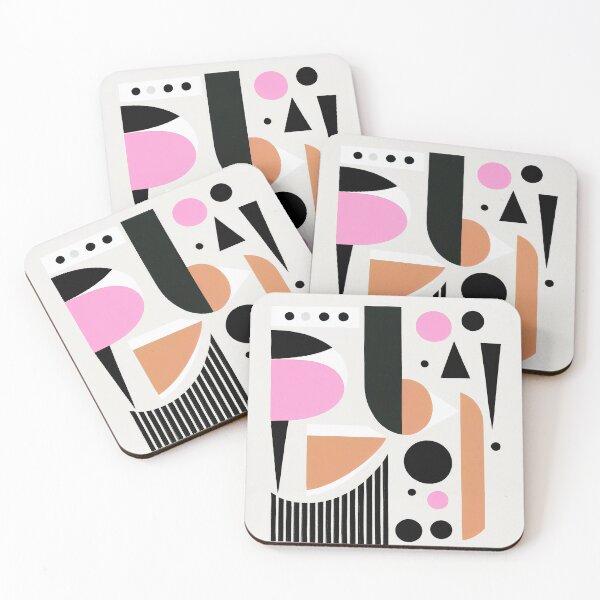 Item preview, Geometric Vision Mid-Century Modern Boho designed and sold by PinkNomad.