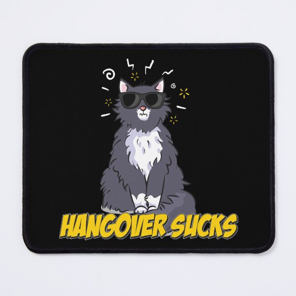 Item preview, Funny Hangover Shades Cat Headache For A Hammered Pet Lover designed and sold by StrongShirts.