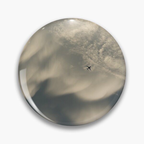 Item preview, Tiny Airplane Under a Huge Mammatus Cloud designed and sold by Georgia Mizuleva.