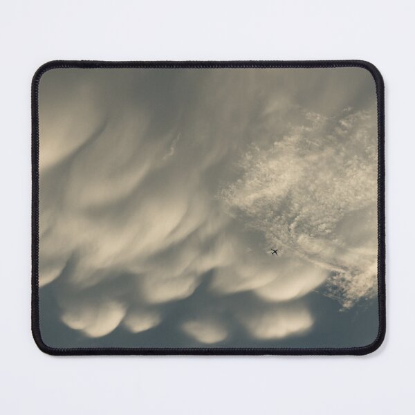 Item preview, Tiny Airplane Under a Huge Mammatus Cloud designed and sold by Georgia Mizuleva.