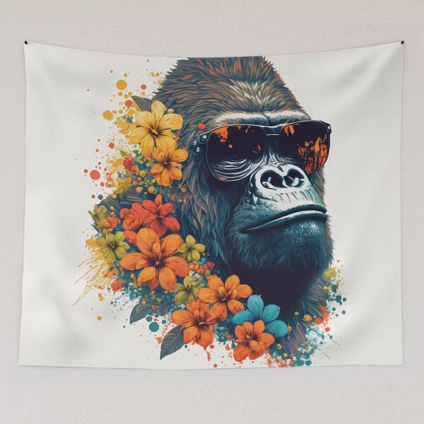 Item preview, Super cool gorilla in sunglasses  designed and sold by Maryberry96.