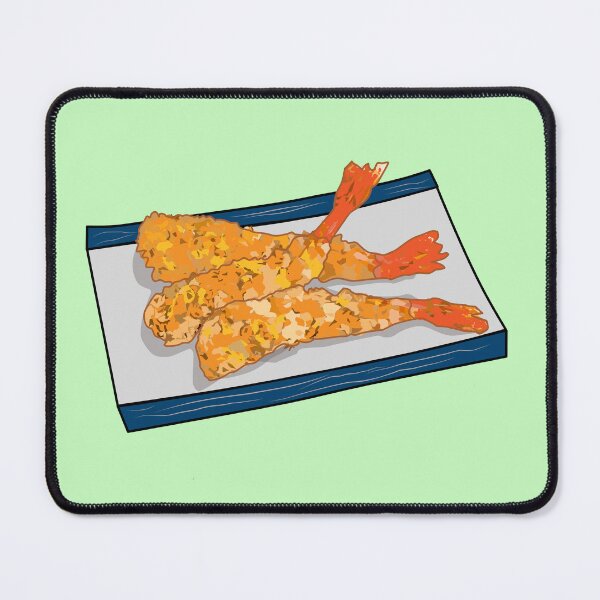 Item preview, Shrimp tempura cartoon illustration designed and sold by Misscartoon.