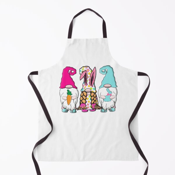 Item preview, 3 Easter Gnomes Pastel plaid hats Spring Bunny Ears Rabbit Cute designed and sold by funnytshirtemp.
