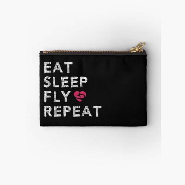 Item preview, Eat Sleep Fly Repeat - Funny Aviation Saying - Airplane Lover Quote designed and sold by Ikaroots.
