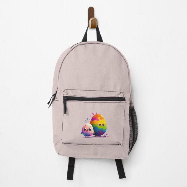 Item preview, Cute Chick and Rainbow Colored Egg - Abstract Art designed and sold by quick-drops.