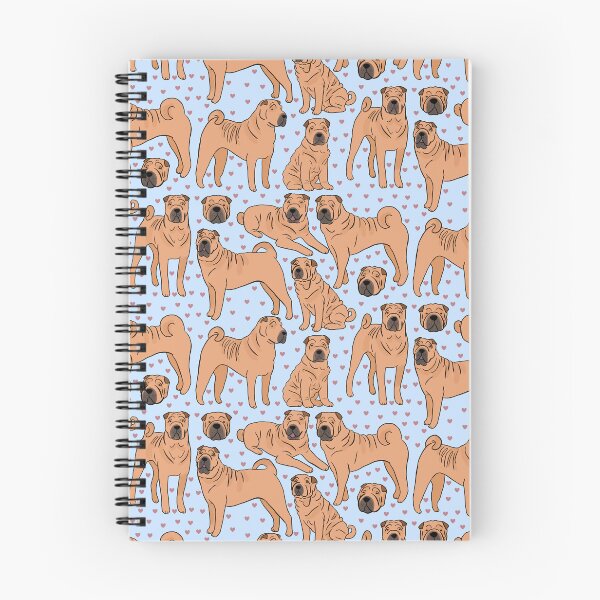 Item preview, Shar Pei cute illustration pattern  designed and sold by Yarafantasyart.