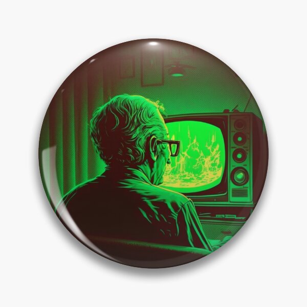 Item preview, Man watching tv  designed and sold by Sarvgya Verma.