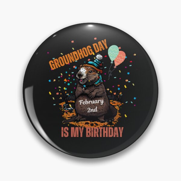 Item preview, Groundhog Day February 2nd Is My Birthday T-Shirt, Groundhogs Lovers Gift,  designed and sold by blakfrog.