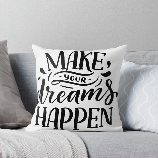Item preview, Make Your Dreams Happen (black) designed and sold by Daluyong.