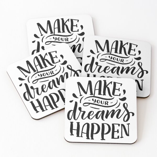 Item preview, Make Your Dreams Happen (black) designed and sold by Daluyong.