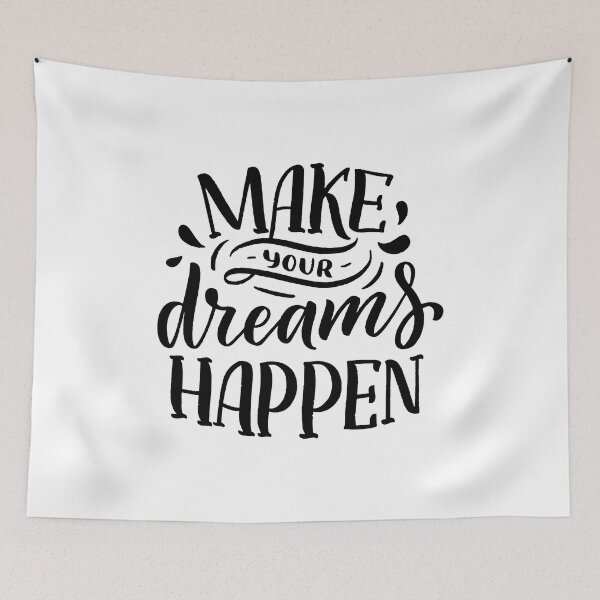 Item preview, Make Your Dreams Happen (black) designed and sold by Daluyong.