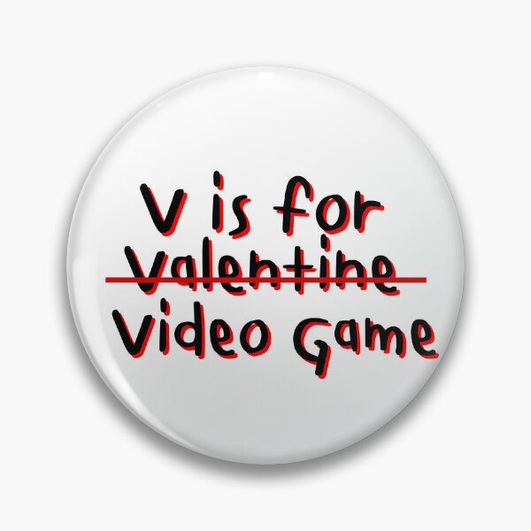 Item preview, V is for Video Games designed and sold by Nadisth.