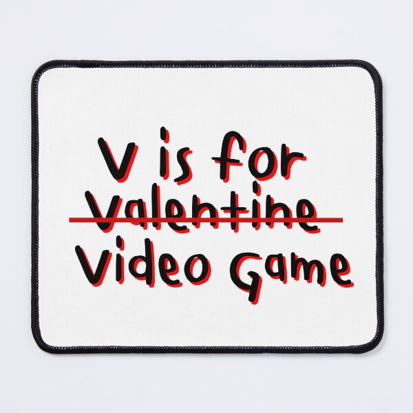 Item preview, V is for Video Games designed and sold by Nadisth.