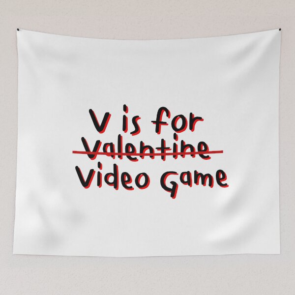 Item preview, V is for Video Games designed and sold by Nadisth.