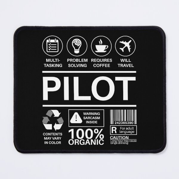 Item preview, Pilot Multitasking Certified Job Gift Item designed and sold by SpicyAviator.