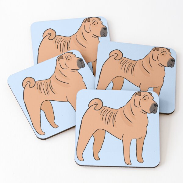 Item preview, Shar pei cute illustration  designed and sold by Yarafantasyart.