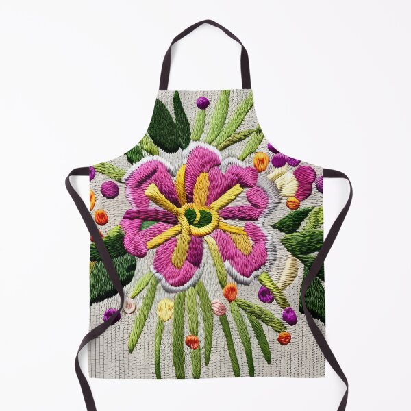 Item preview, Embroidered Garden Flowers, Heidi designed and sold by Magia Design.
