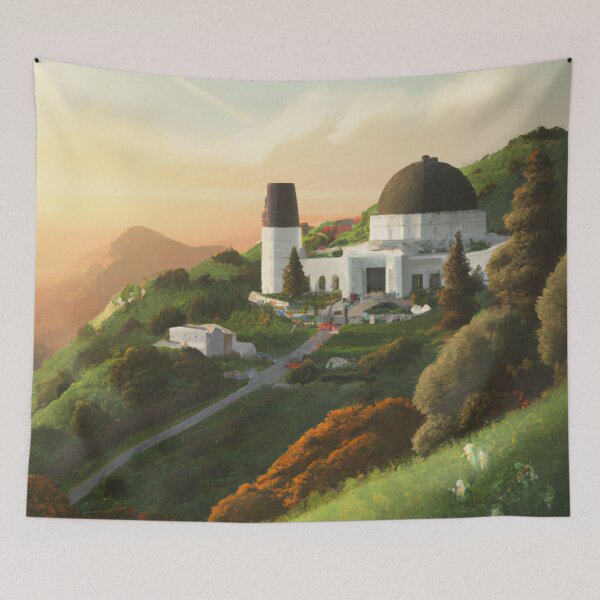 Item preview, Los Angeles (reimagined) VII (Griffith Observatory) designed and sold by BelowHorizon.