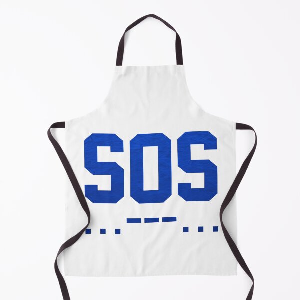 Artikelvorschau, SOS Morsecode Minimalistisch Blau entworfen und verkauft von everything4eva.