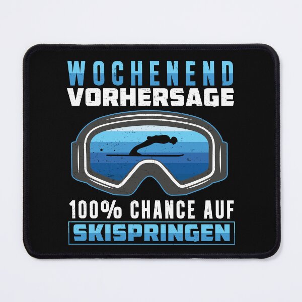 Item preview, Weekend Forecast Funny Ski Jumping Ski Flies designed and sold by StrongShirts.