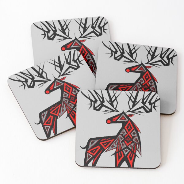 Item preview, Elk Art with Native Elements designed and sold by GrizzlyMountain.