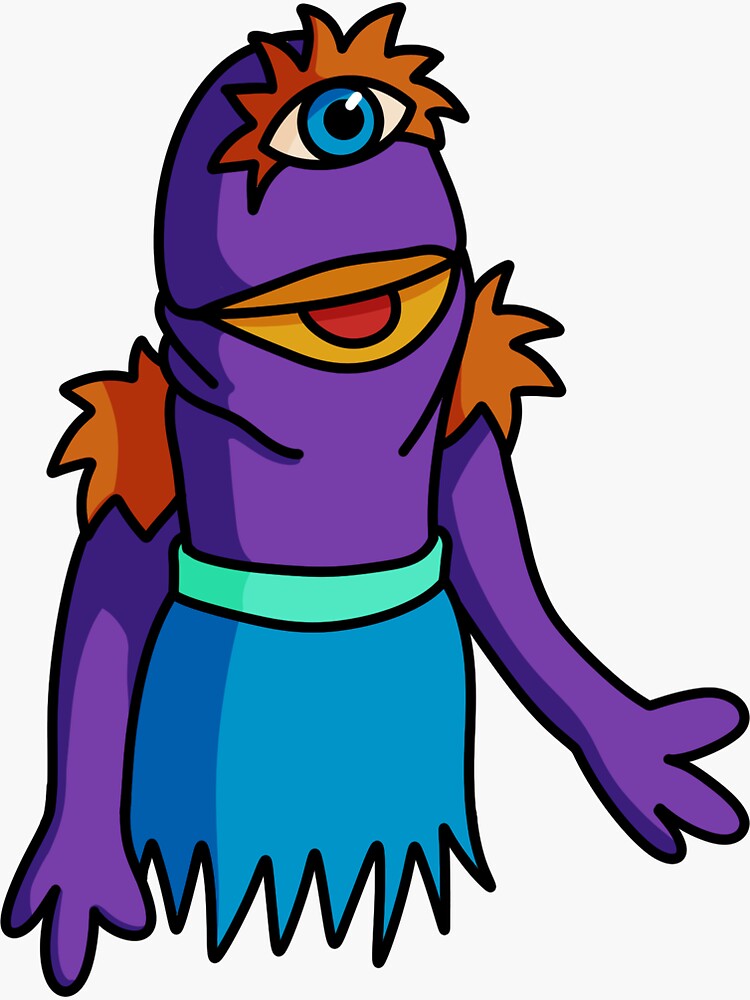 "GOD (Puppet History)" Sticker for Sale by dragonsblood Redbubble